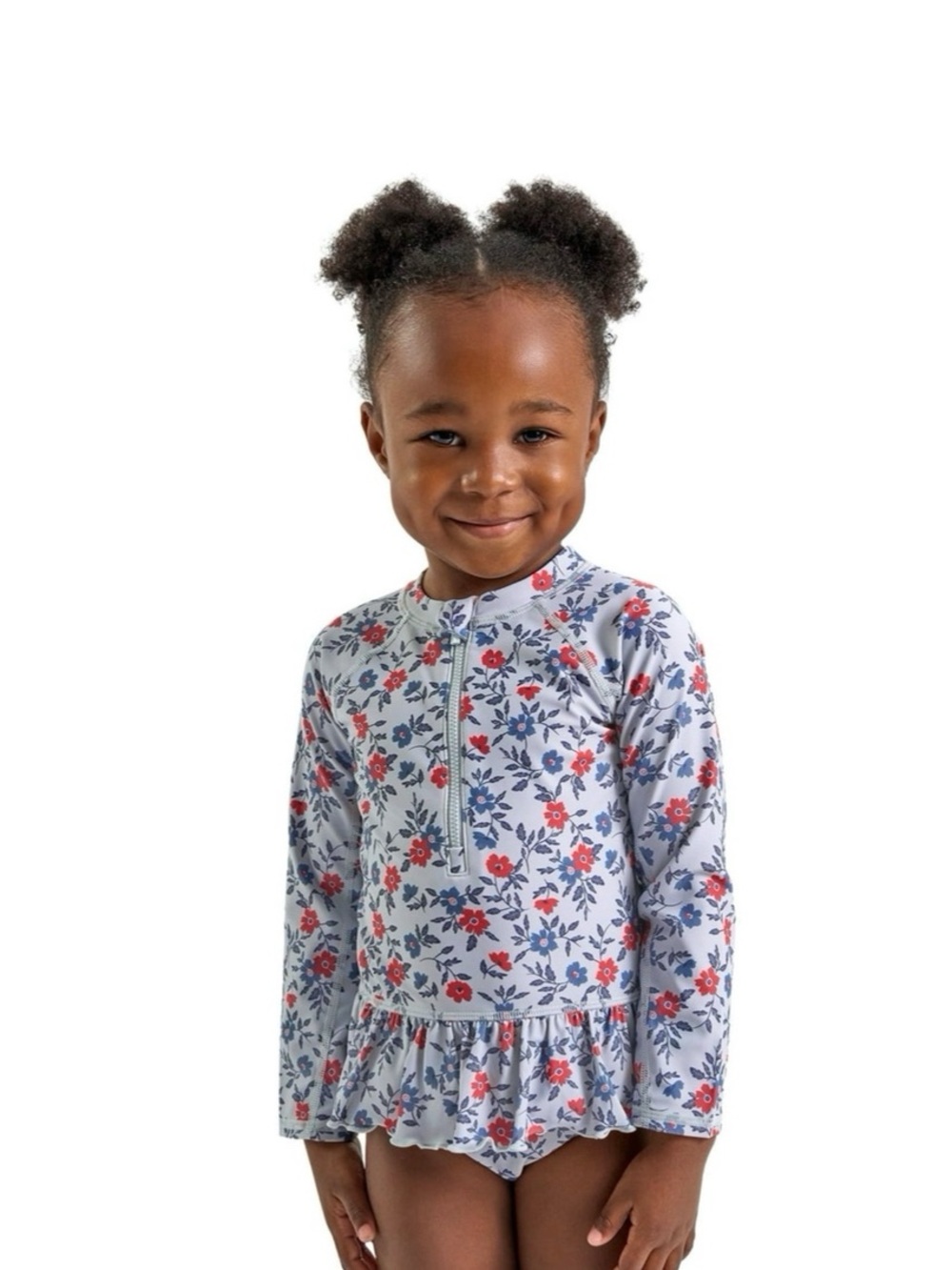 (2) Baby Girl Rash Guard Swimsuits - Picture 4 of 5